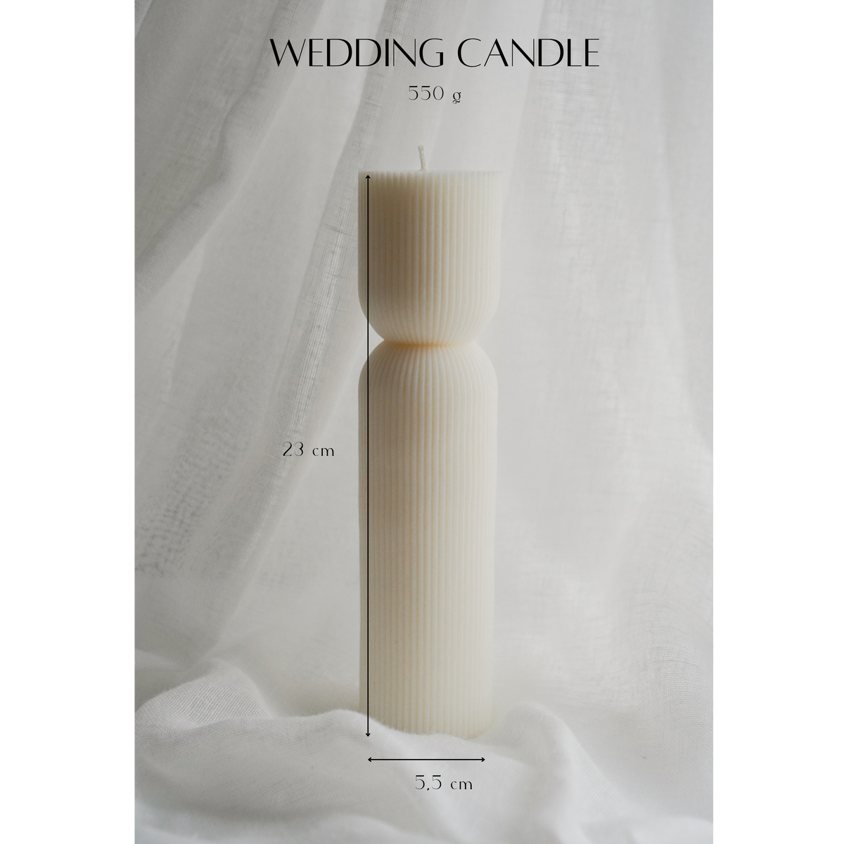 Personalized Wedding Candle