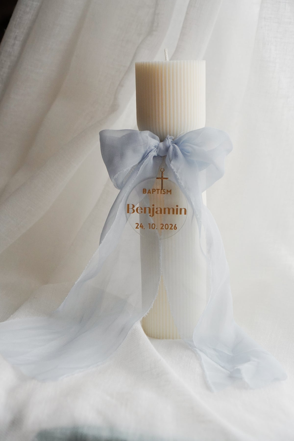 Personalized Christening Candle