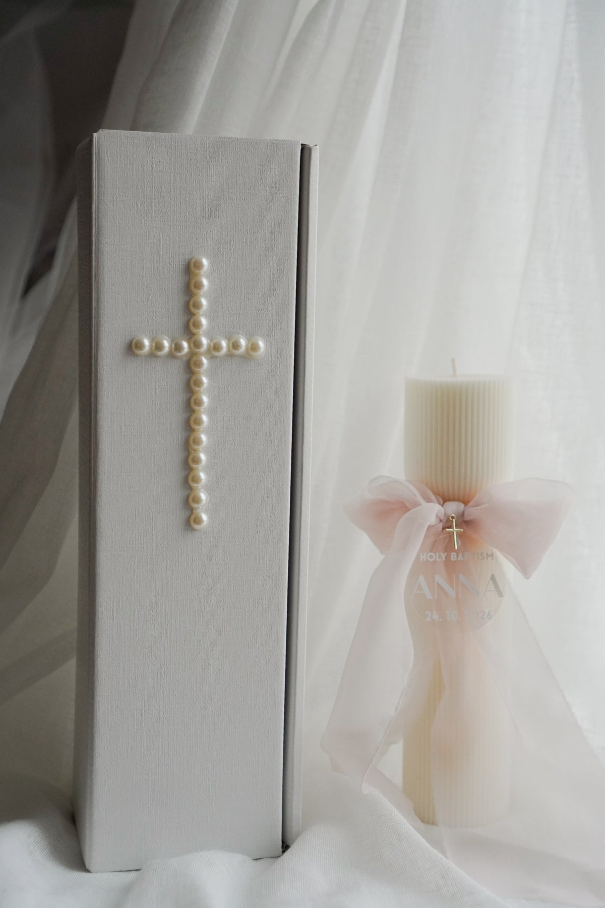 Personalized Christening Candle