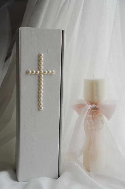 Personalized Christening Candle