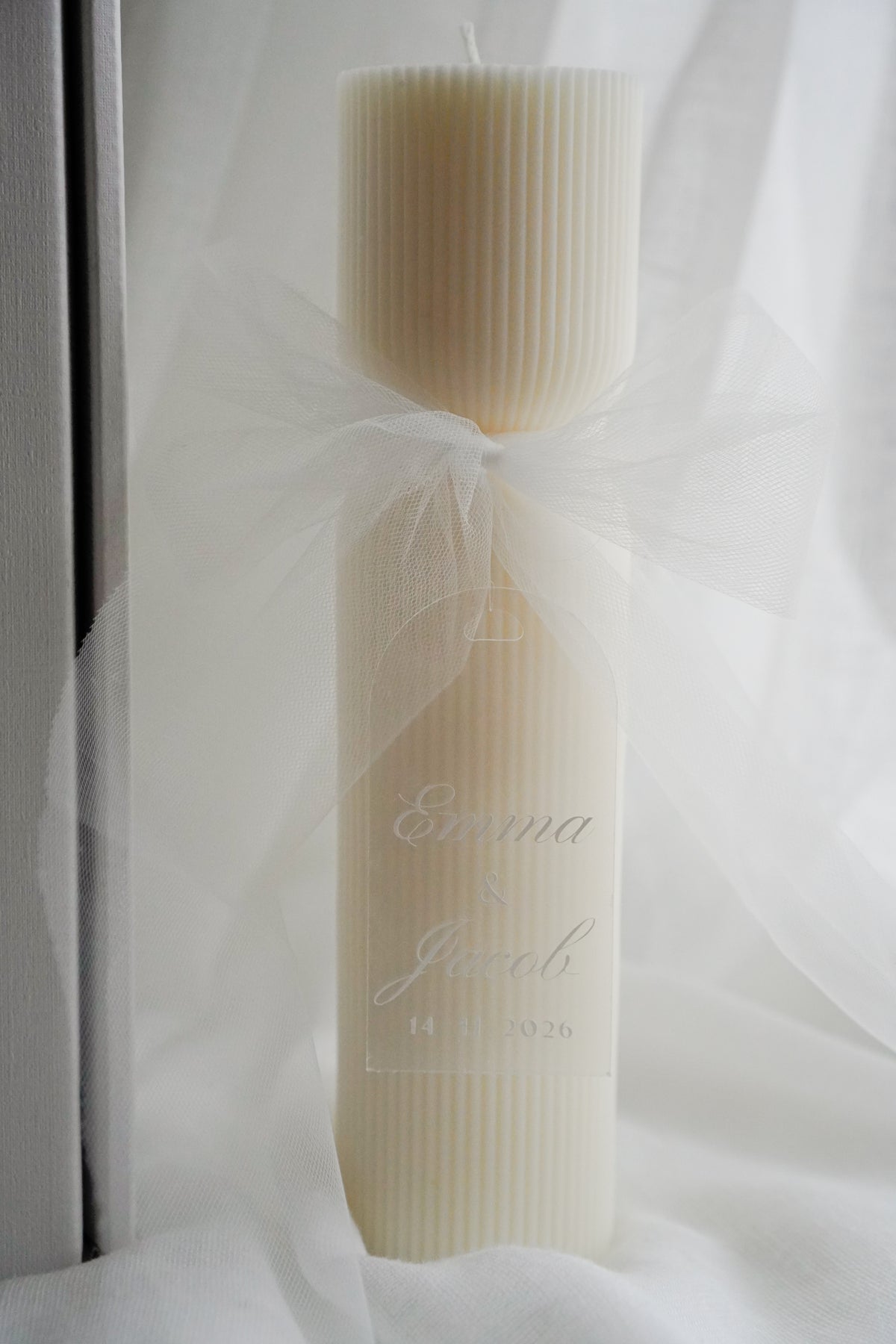 Personalized Wedding Candle