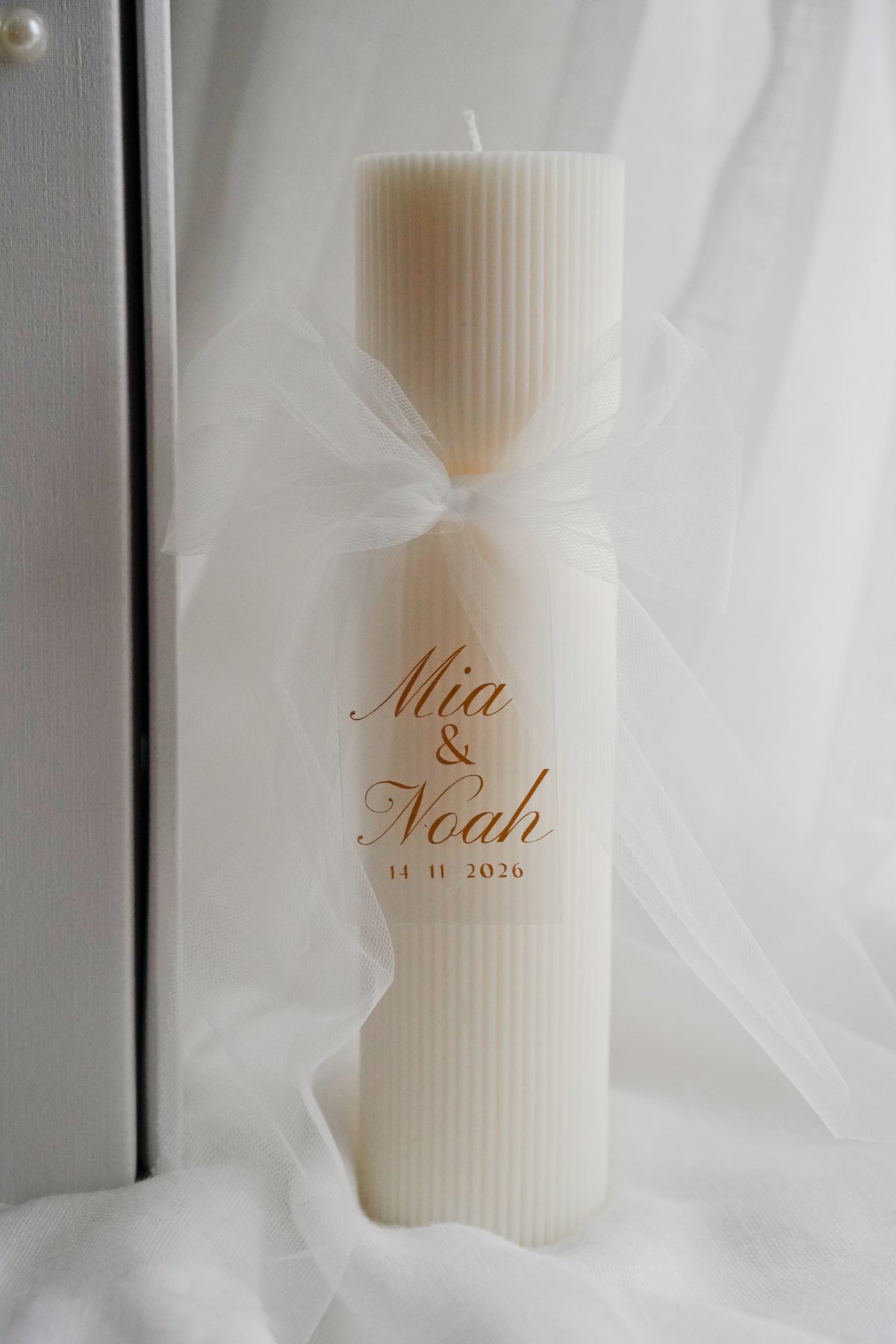 Personalized Wedding Candle