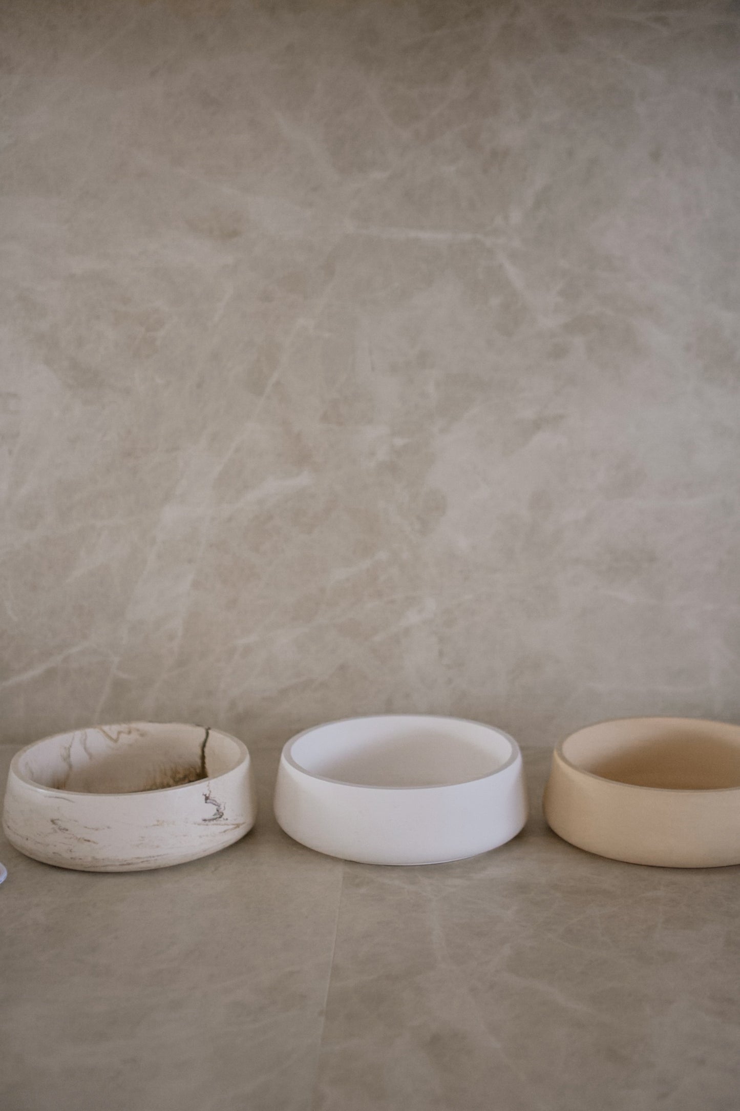 ELIA Candle – Floral Sculptural Candle in Stone Vessel