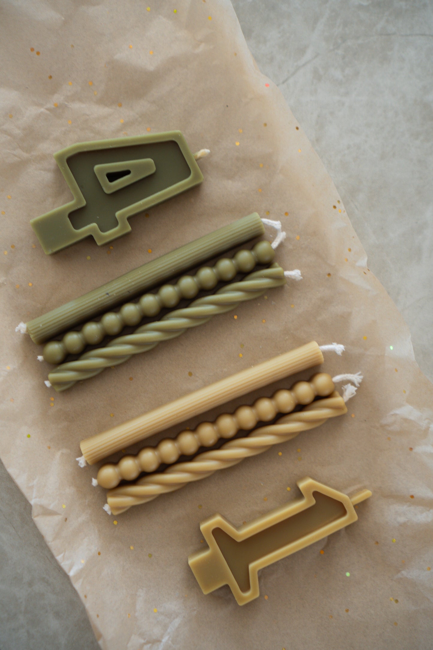 Slim Cake Candles