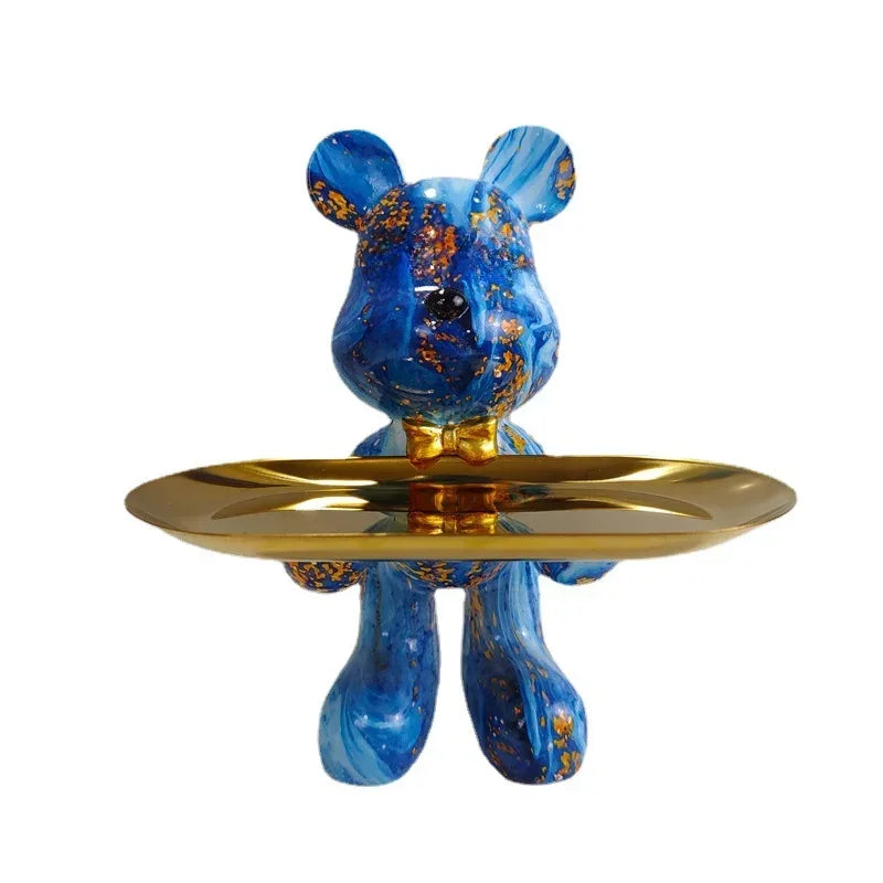 Graffiti Bear Ornament Figurine