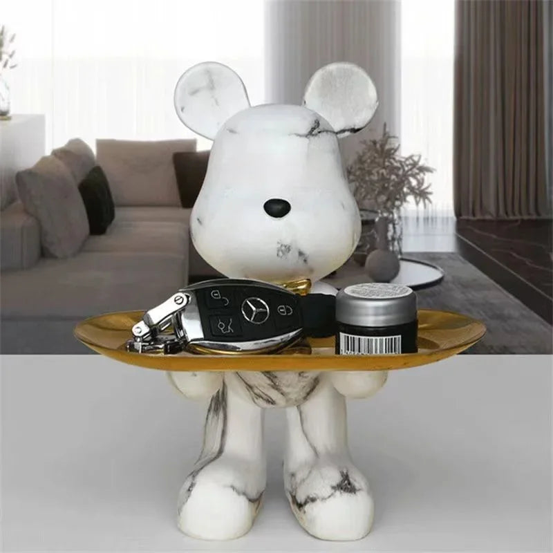 Graffiti Bear Ornament Figurine