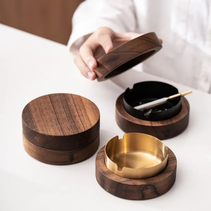 Walnut Wood Ashtray