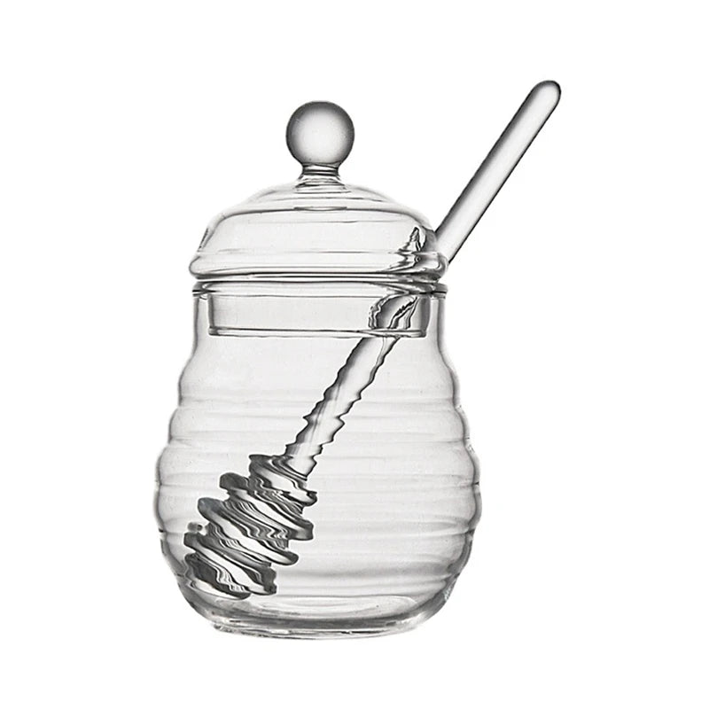 Bee Glass Honey Jar