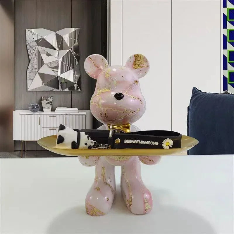 Graffiti Bear Ornament Figurine