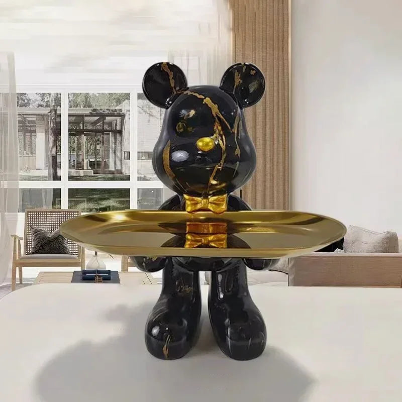 Graffiti Bear Ornament Figurine